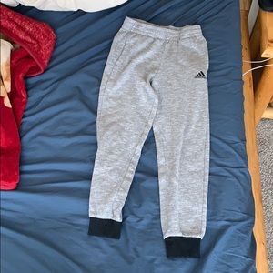 Grey adidas pants